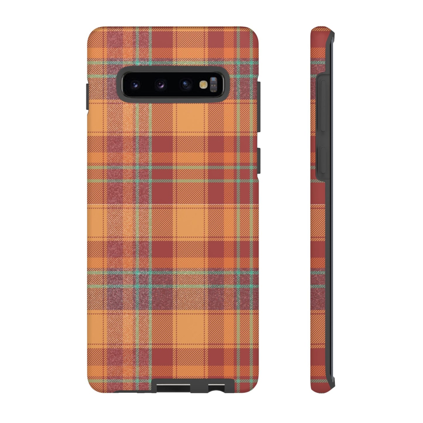 Samsung Galaxy Case - Autumn Tartan Plaid Design - BOGO Cases