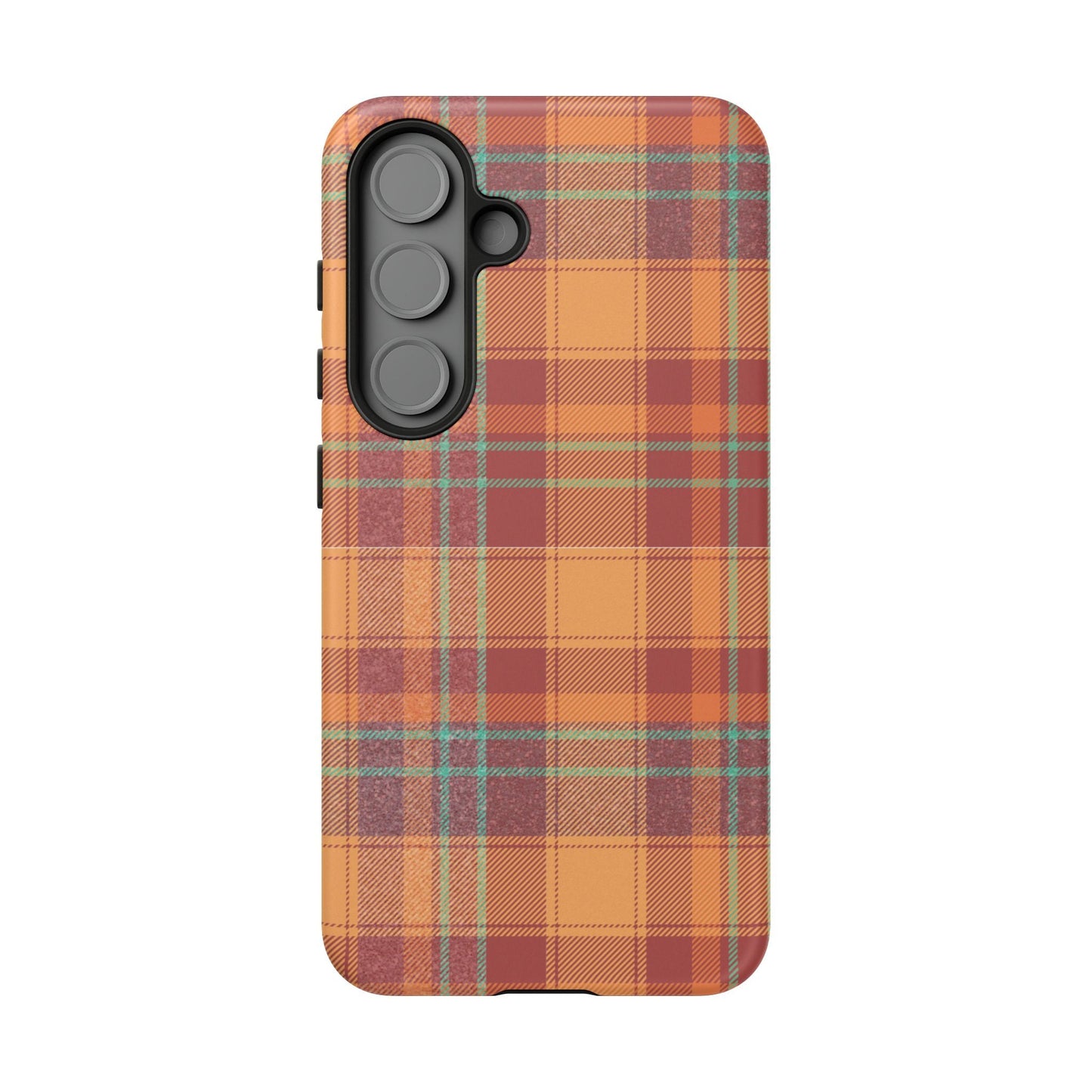 Samsung Galaxy Case - Autumn Tartan Plaid Design - BOGO Cases