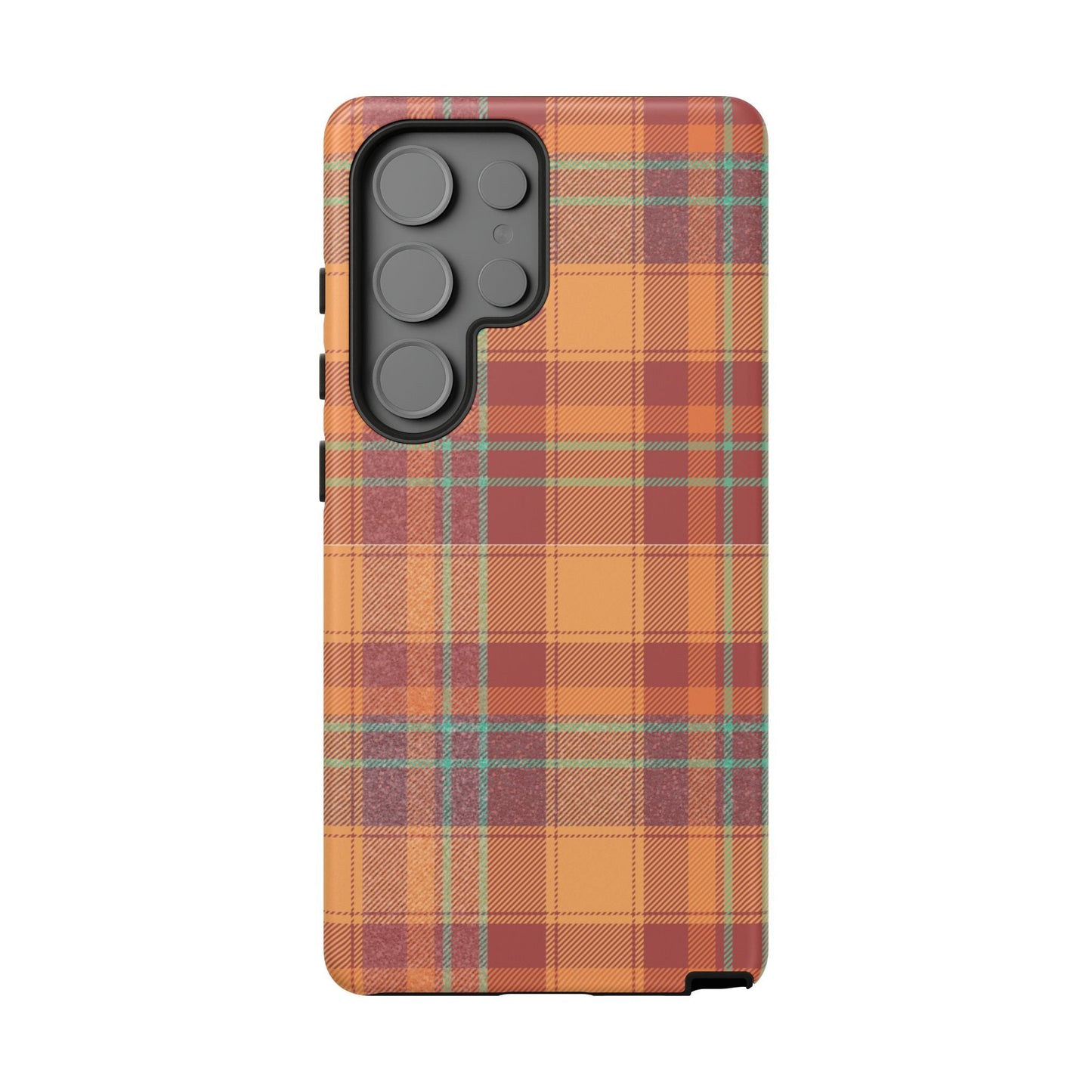 Samsung Galaxy Case - Autumn Tartan Plaid Design - BOGO Cases