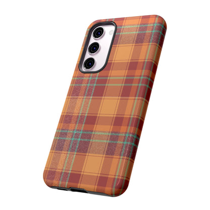 Samsung Galaxy Case - Autumn Tartan Plaid Design - BOGO Cases