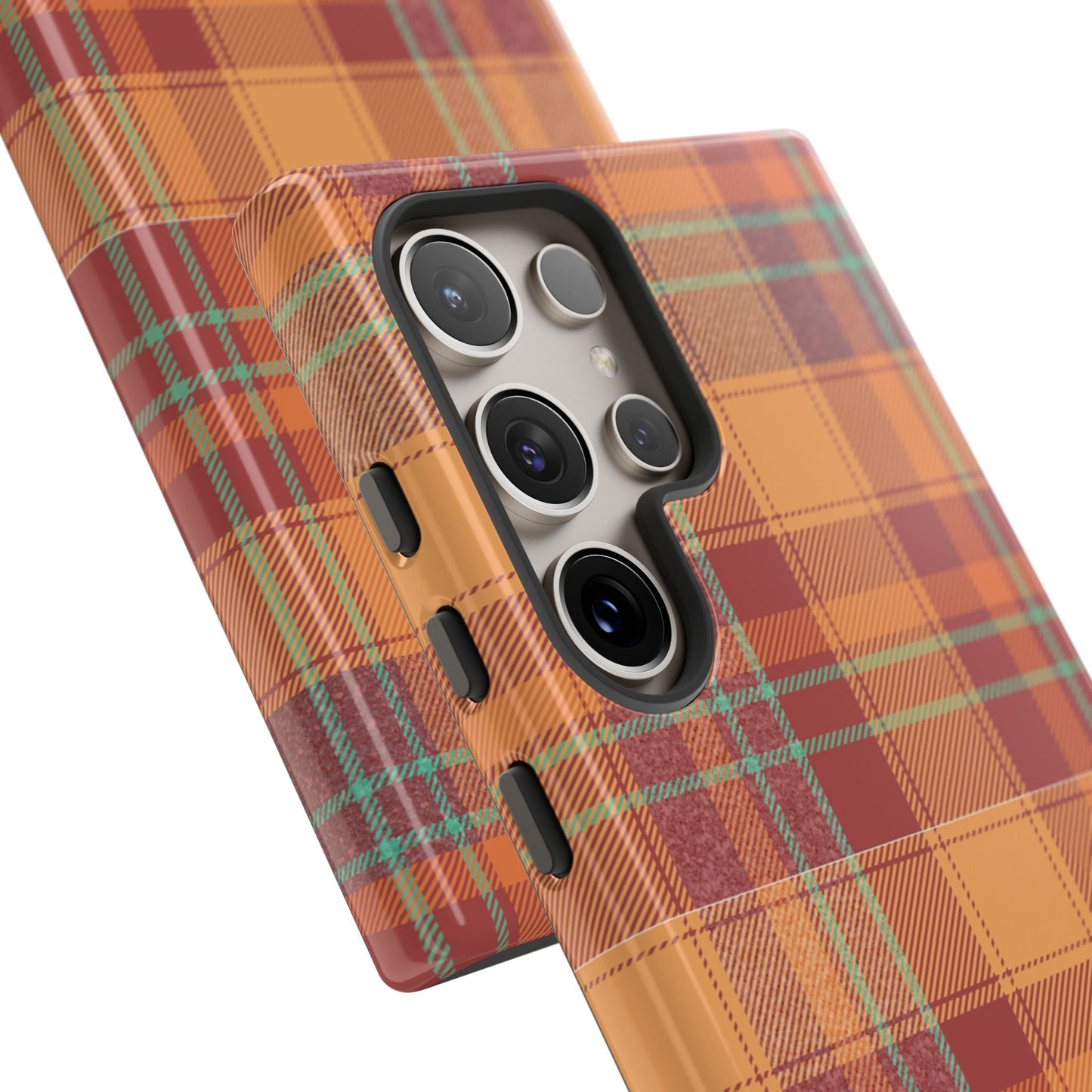Samsung Galaxy Case - Autumn Tartan Plaid Design - BOGO Cases