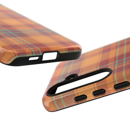Samsung Galaxy Case - Autumn Tartan Plaid Design - BOGO Cases