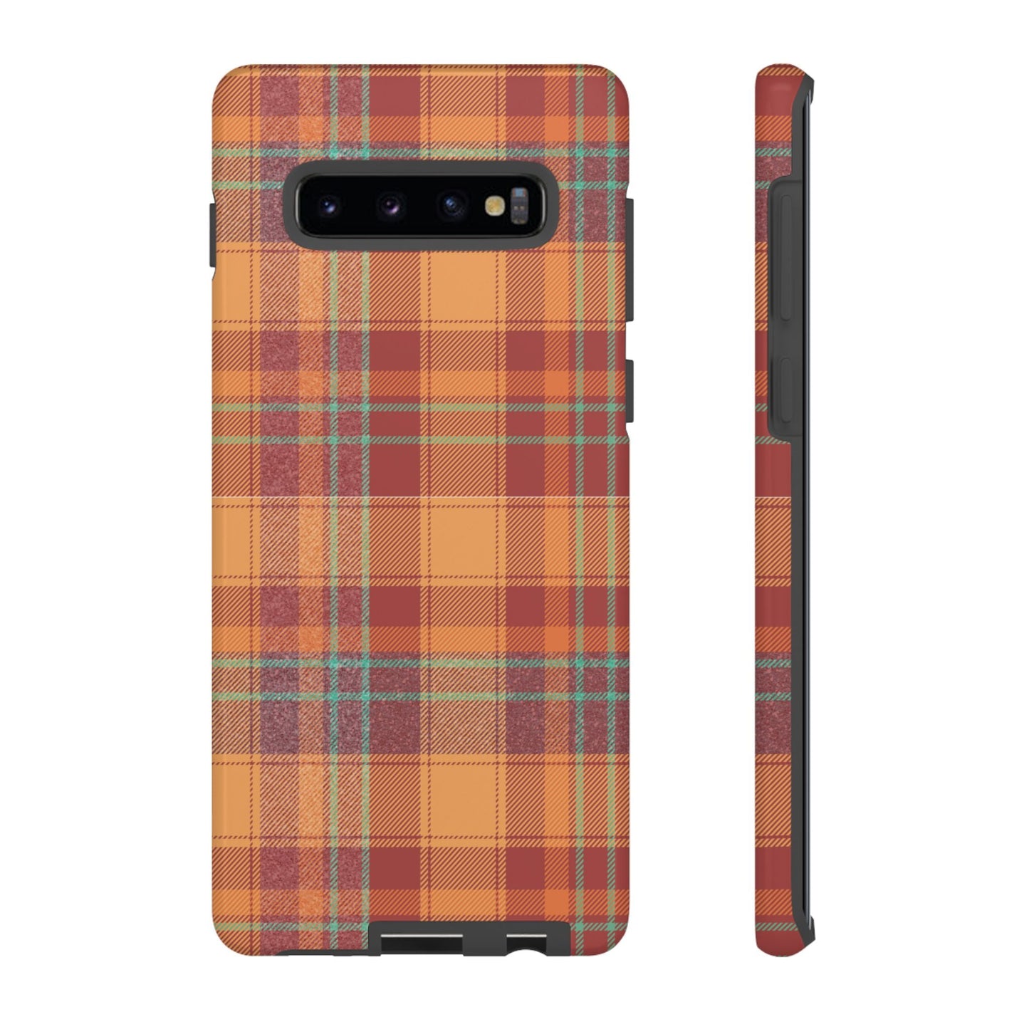 Samsung Galaxy Case - Autumn Tartan Plaid Design - BOGO Cases