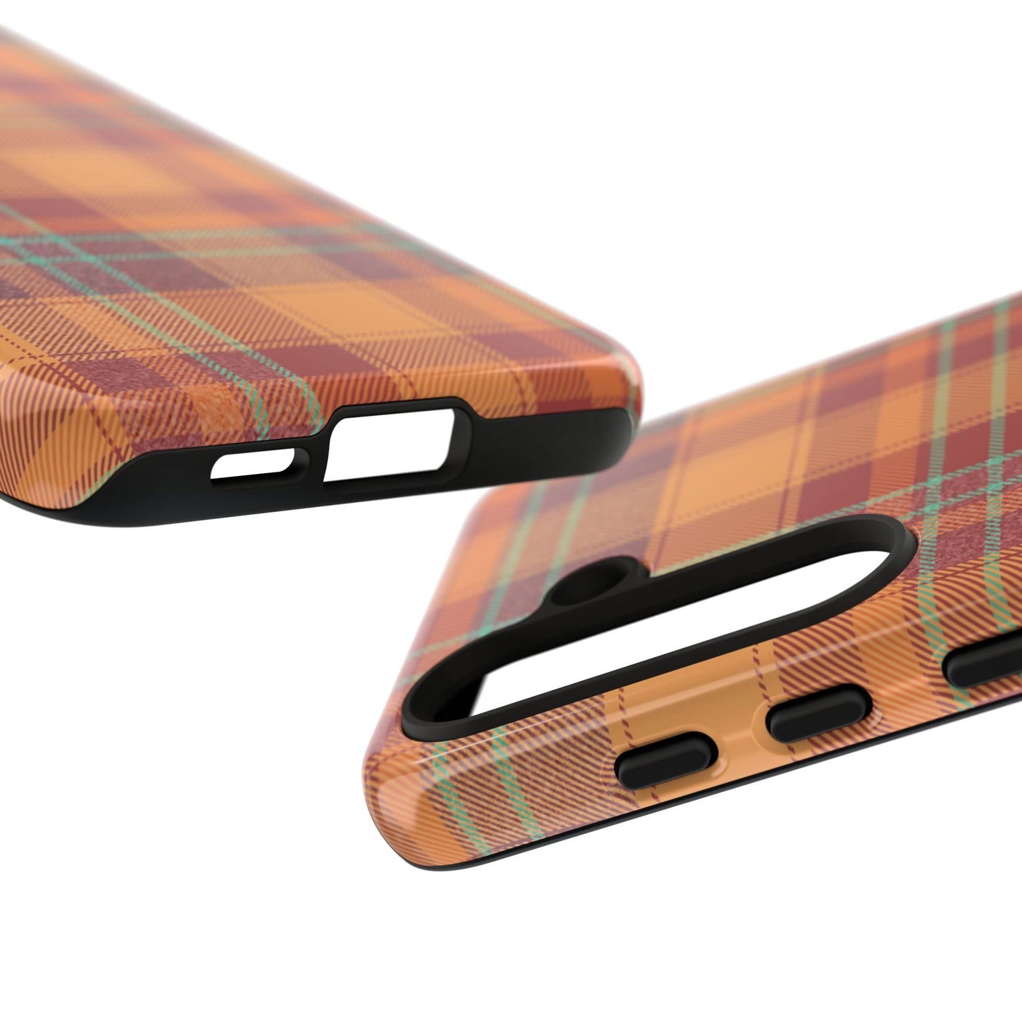 Samsung Galaxy Case - Autumn Tartan Plaid Design - BOGO Cases