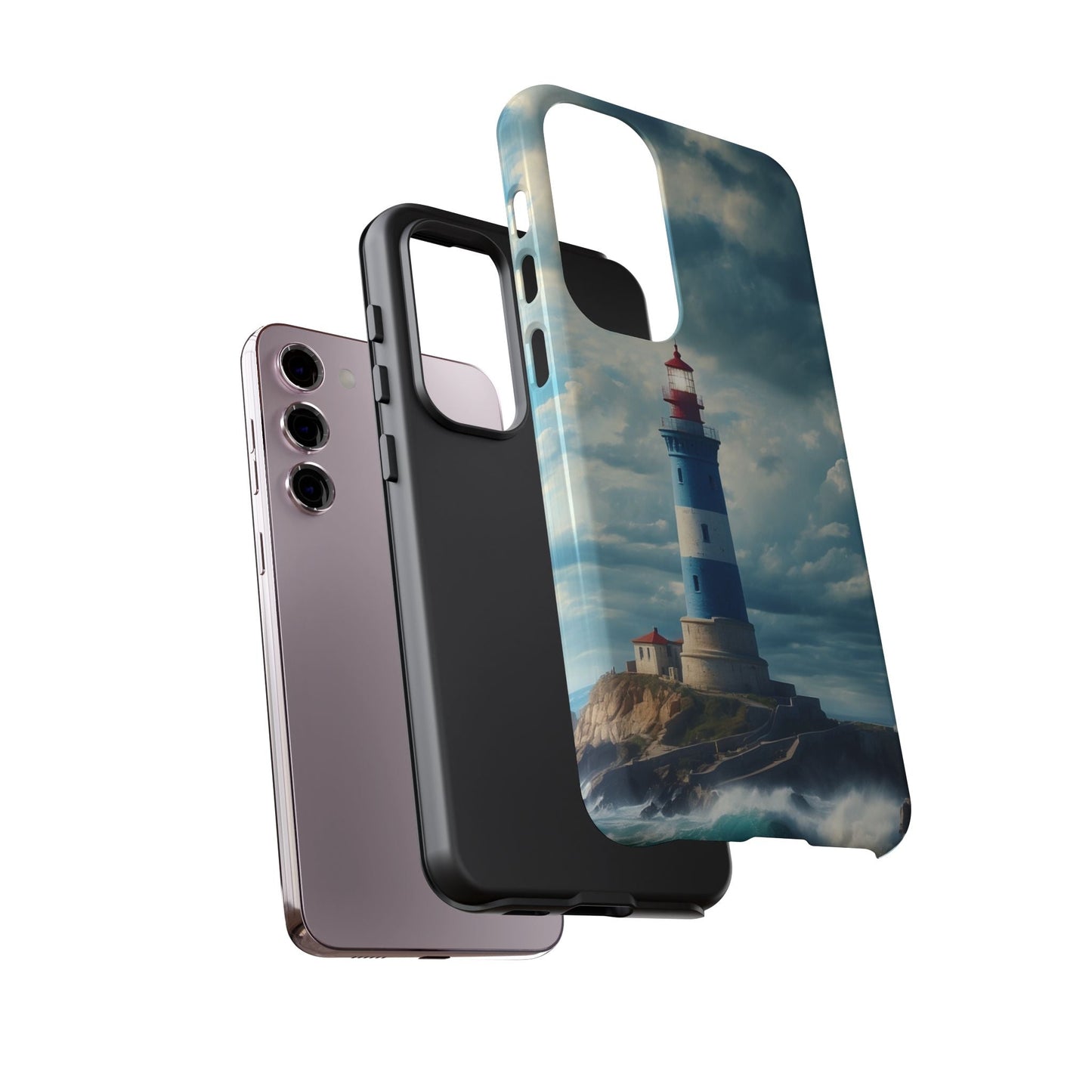 Samsung Galaxy Case - Coastal Lighthouse Design - BOGO Cases