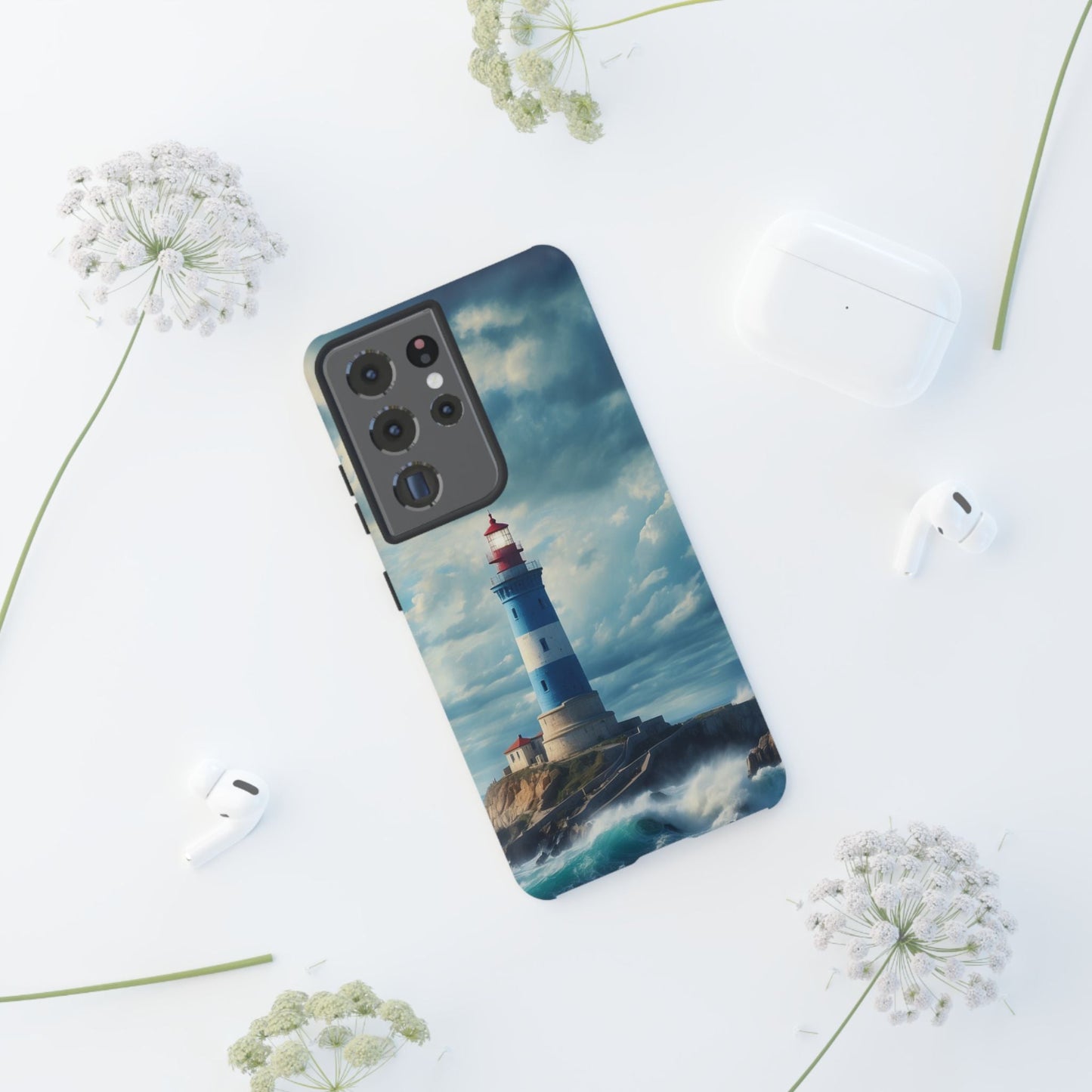 Samsung Galaxy Case - Coastal Lighthouse Design - BOGO Cases