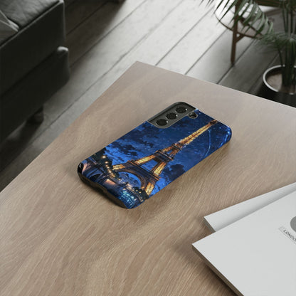 Samsung Galaxy Case - Eiffel Tower Under Starlit Sky Design - BOGO Cases