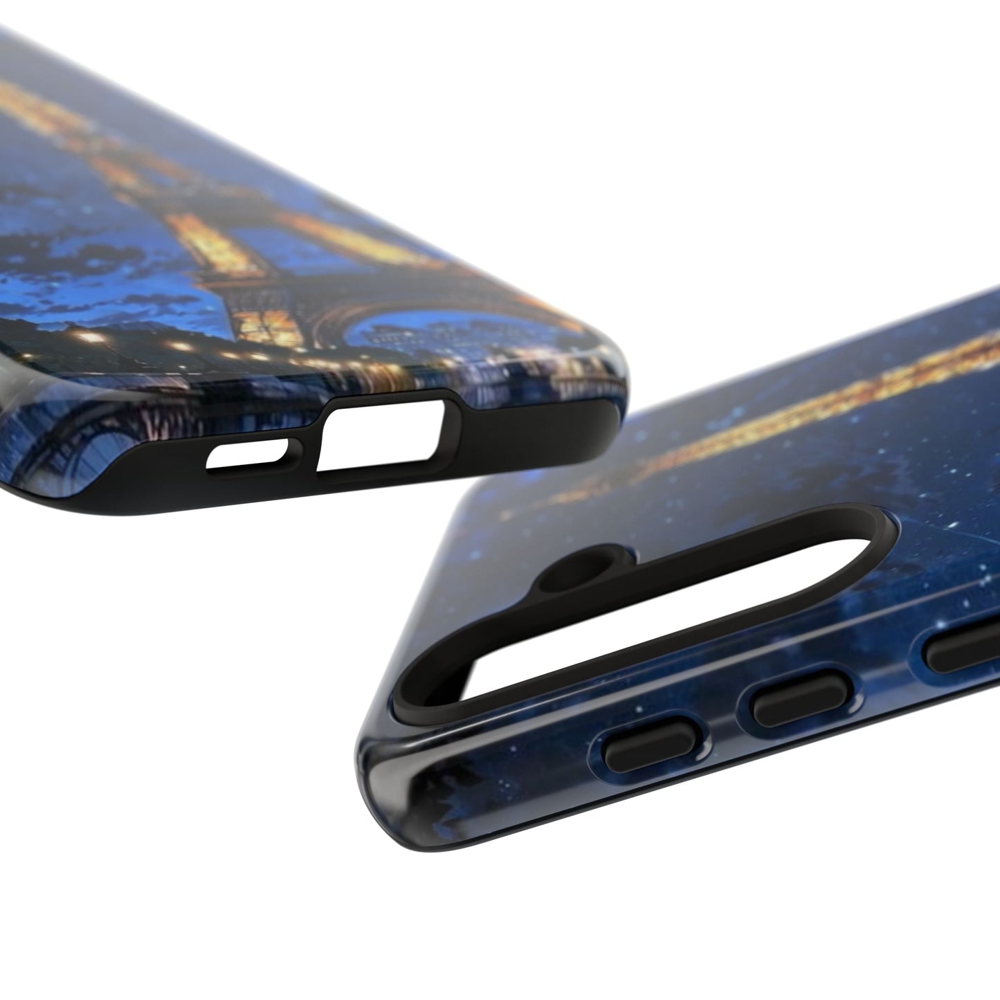 Samsung Galaxy Case - Eiffel Tower Under Starlit Sky Design - BOGO Cases