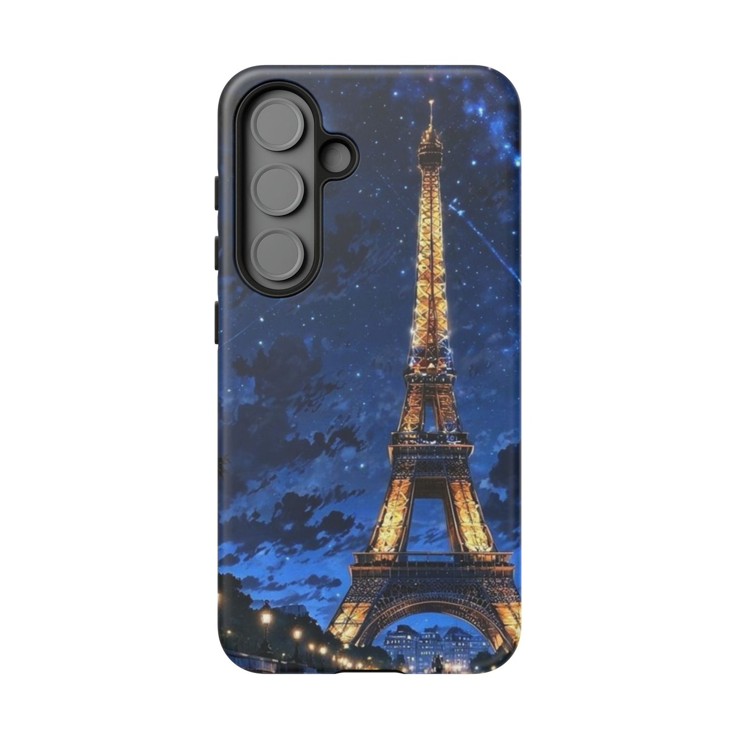 Samsung Galaxy Case - Eiffel Tower Under Starlit Sky Design - BOGO Cases