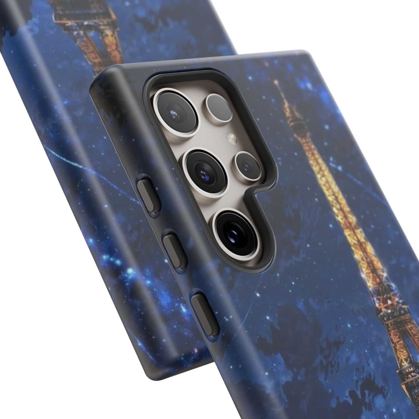 Samsung Galaxy Case - Eiffel Tower Under Starlit Sky Design - BOGO Cases