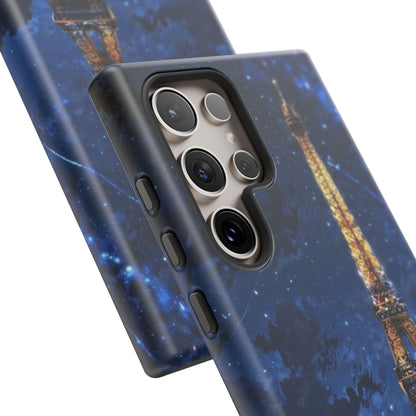Samsung Galaxy Case - Eiffel Tower Under Starlit Sky Design - BOGO Cases