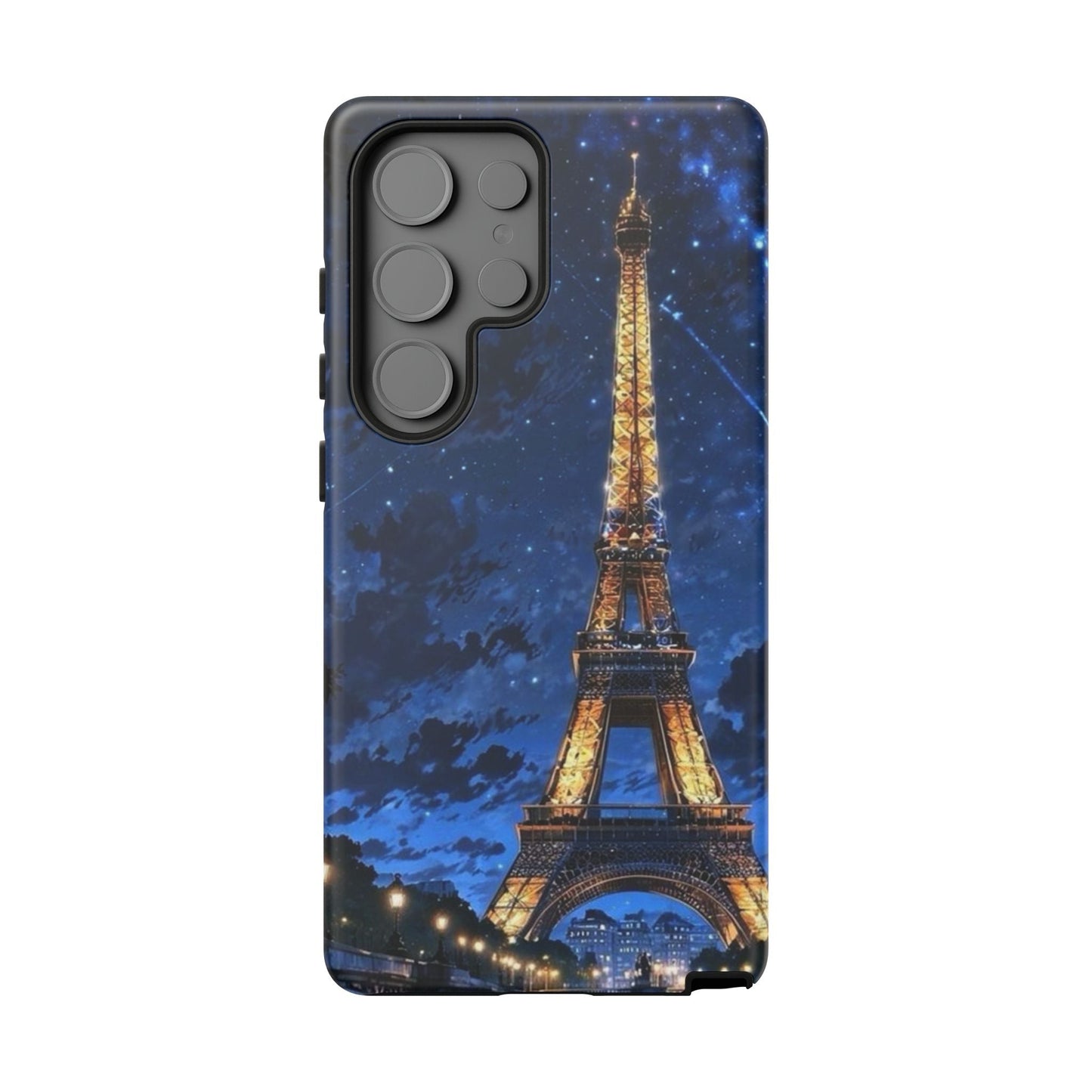 Samsung Galaxy Case - Eiffel Tower Under Starlit Sky Design - BOGO Cases