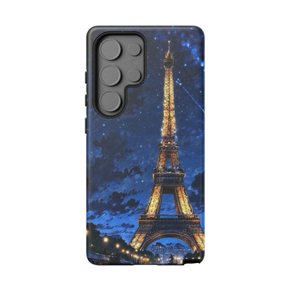 Samsung Galaxy Case - Eiffel Tower Under Starlit Sky Design - BOGO Cases