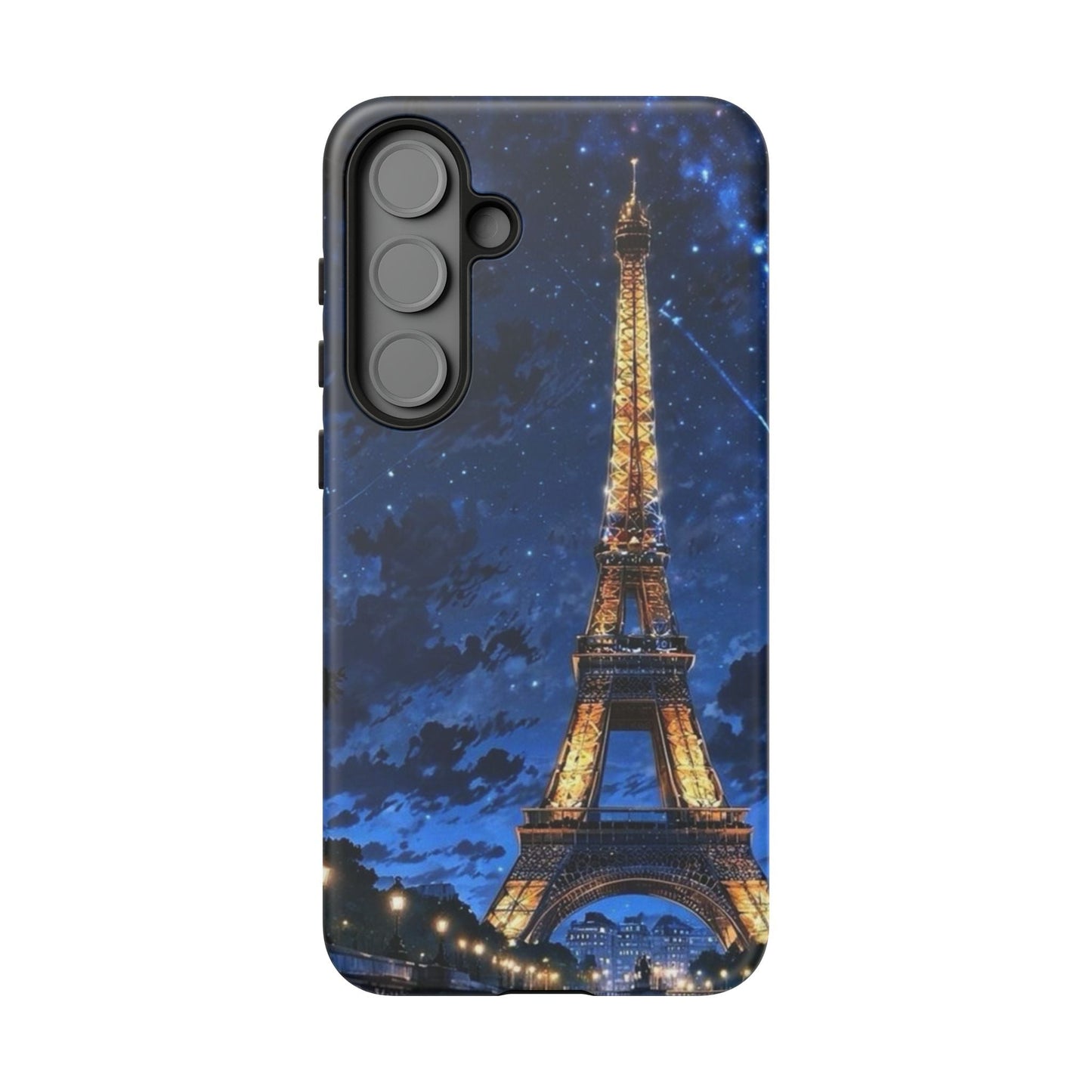 Samsung Galaxy Case - Eiffel Tower Under Starlit Sky Design - BOGO Cases