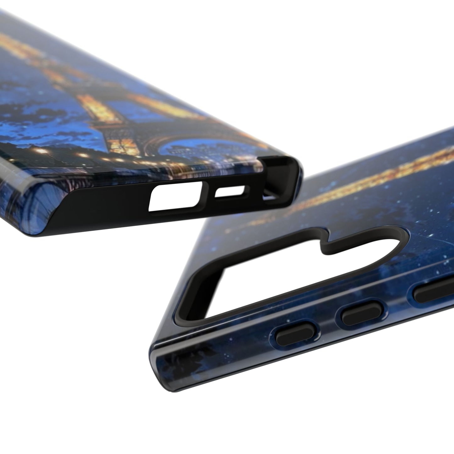 Samsung Galaxy Case - Eiffel Tower Under Starlit Sky Design - BOGO Cases