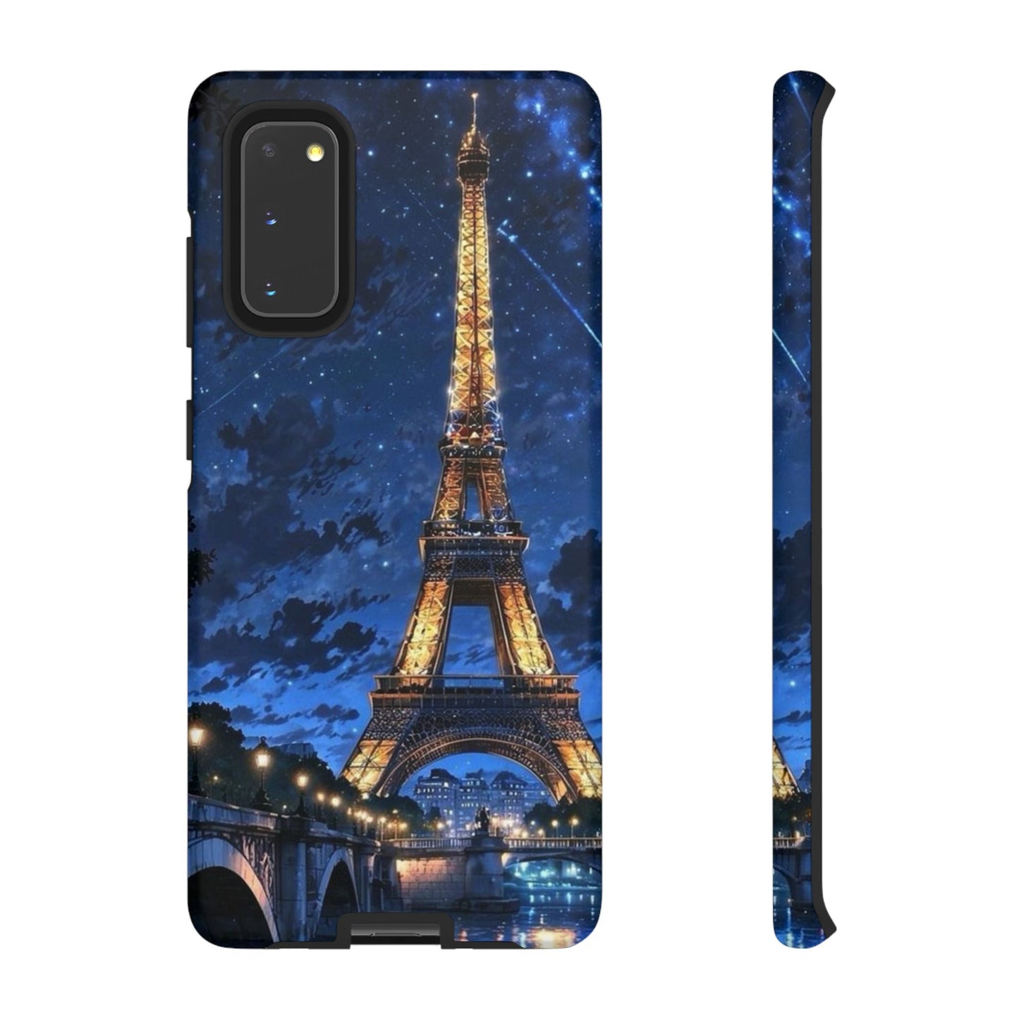 Samsung Galaxy Case - Eiffel Tower Under Starlit Sky Design - BOGO Cases