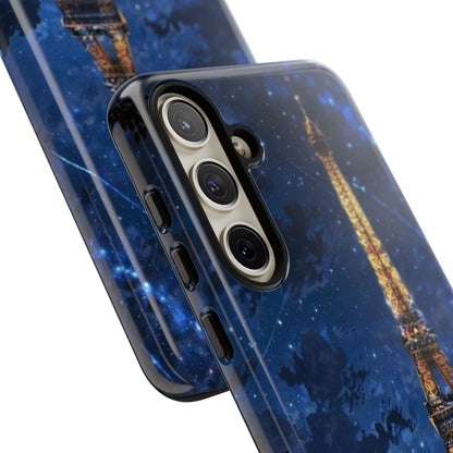 Samsung Galaxy Case - Eiffel Tower Under Starlit Sky Design - BOGO Cases