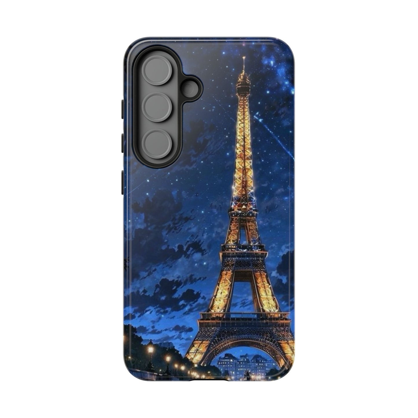 Samsung Galaxy Case - Eiffel Tower Under Starlit Sky Design - BOGO Cases