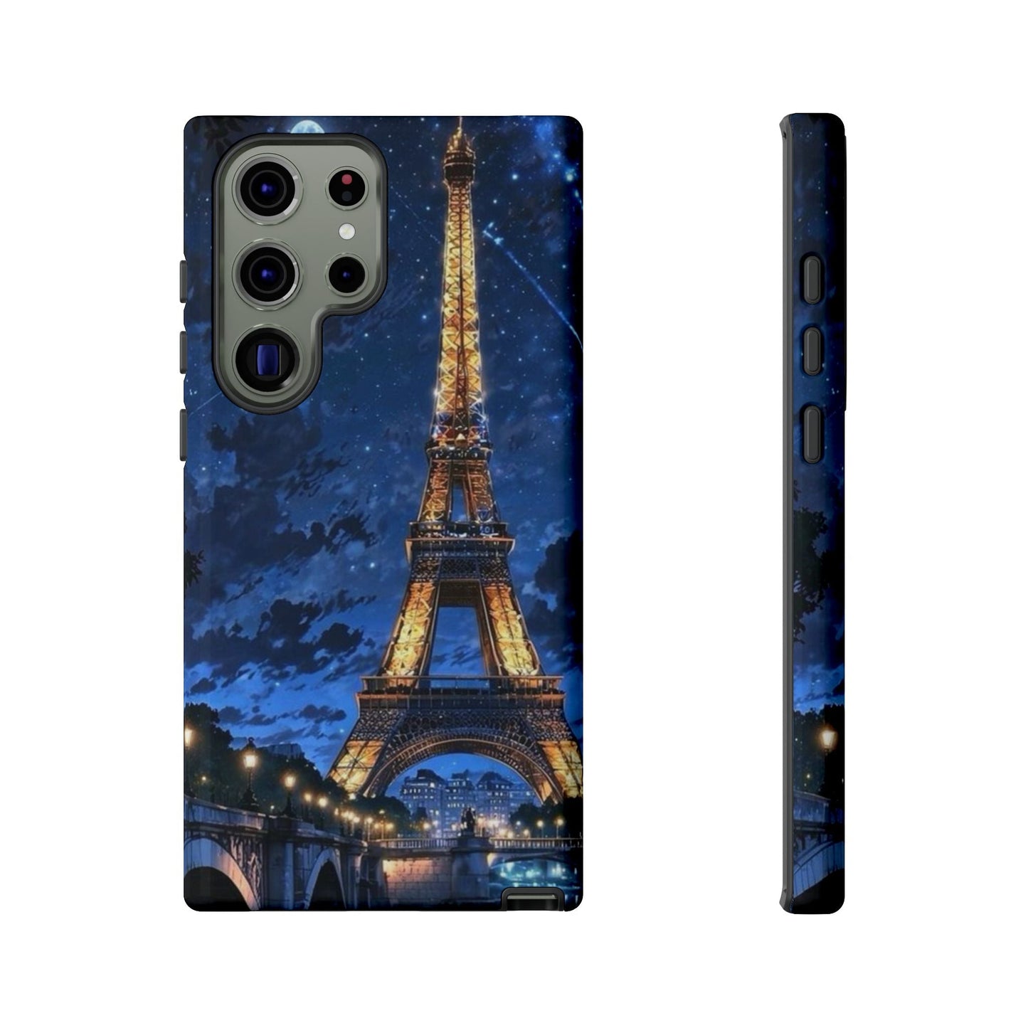 Samsung Galaxy Case - Eiffel Tower Under Starlit Sky Design - BOGO Cases