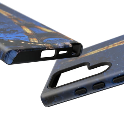 Samsung Galaxy Case - Eiffel Tower Under Starlit Sky Design - BOGO Cases