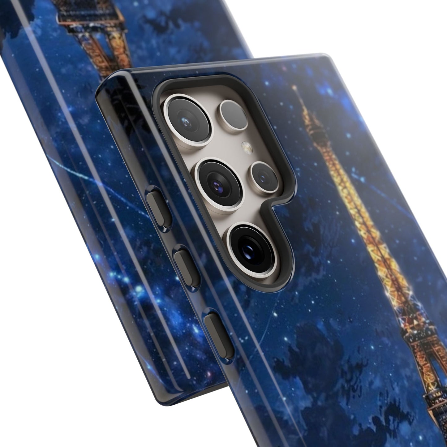 Samsung Galaxy Case - Eiffel Tower Under Starlit Sky Design - BOGO Cases
