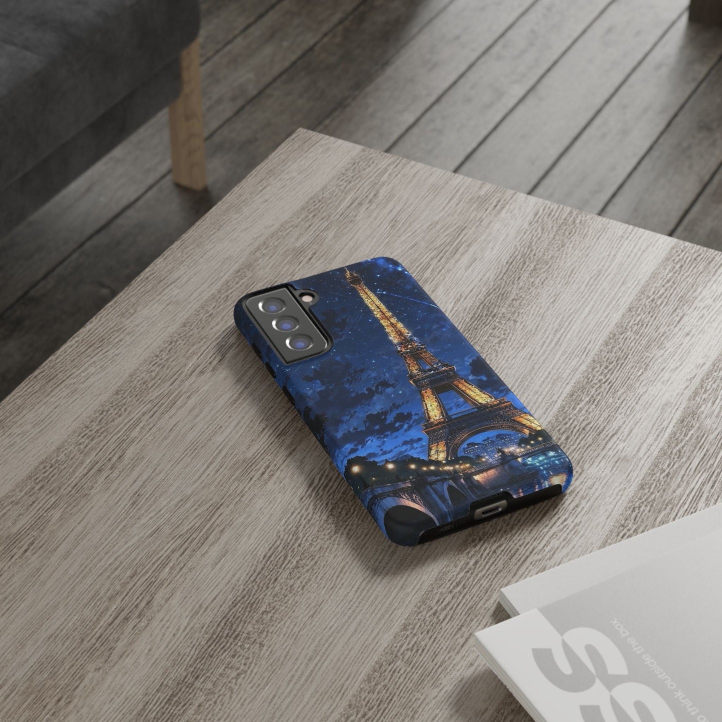 Samsung Galaxy Case - Eiffel Tower Under Starlit Sky Design - BOGO Cases