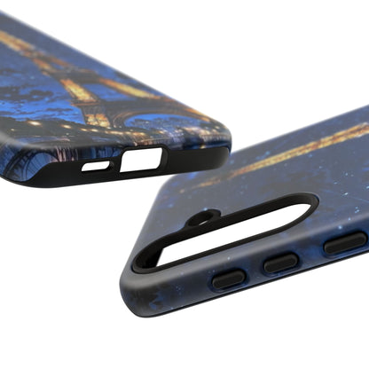 Samsung Galaxy Case - Eiffel Tower Under Starlit Sky Design - BOGO Cases