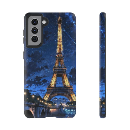 Samsung Galaxy Case - Eiffel Tower Under Starlit Sky Design - BOGO Cases