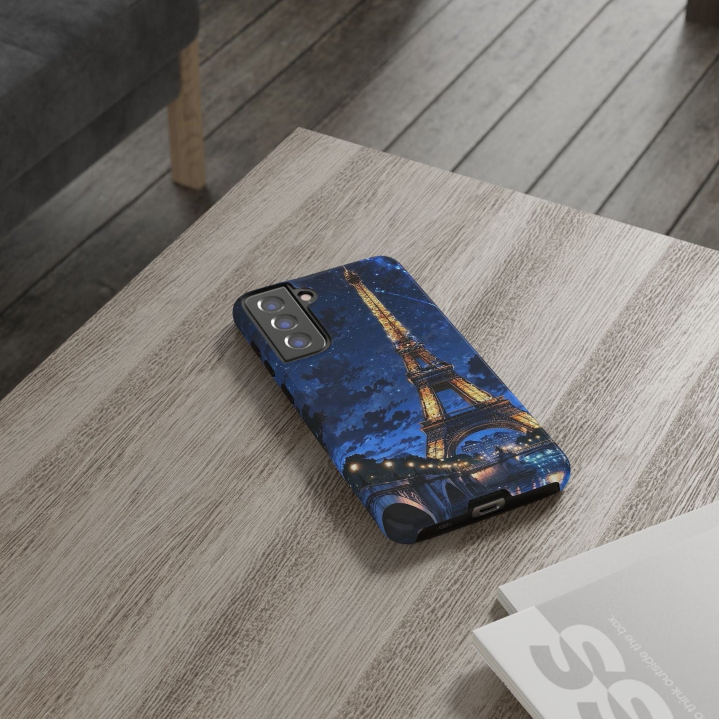 Samsung Galaxy Case - Eiffel Tower Under Starlit Sky Design - BOGO Cases