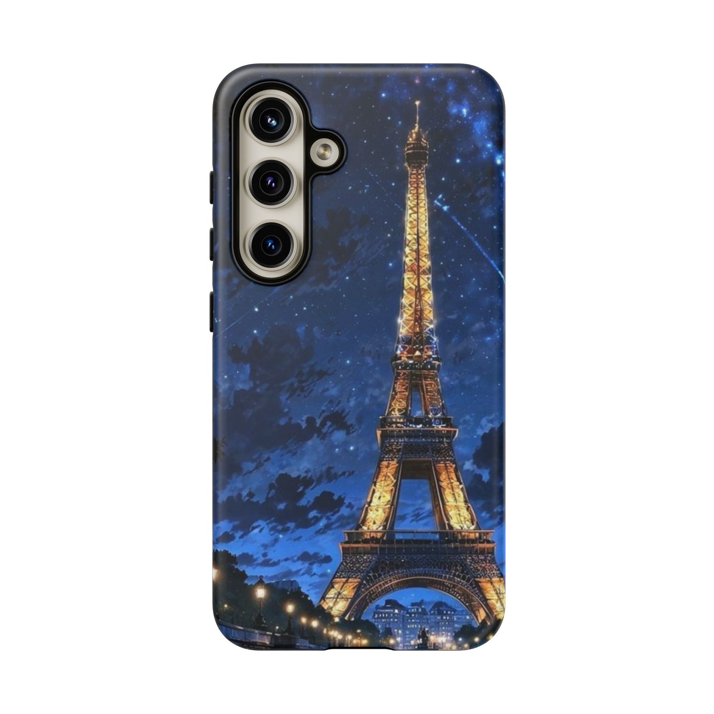 Samsung Galaxy Case - Eiffel Tower Under Starlit Sky Design - BOGO Cases