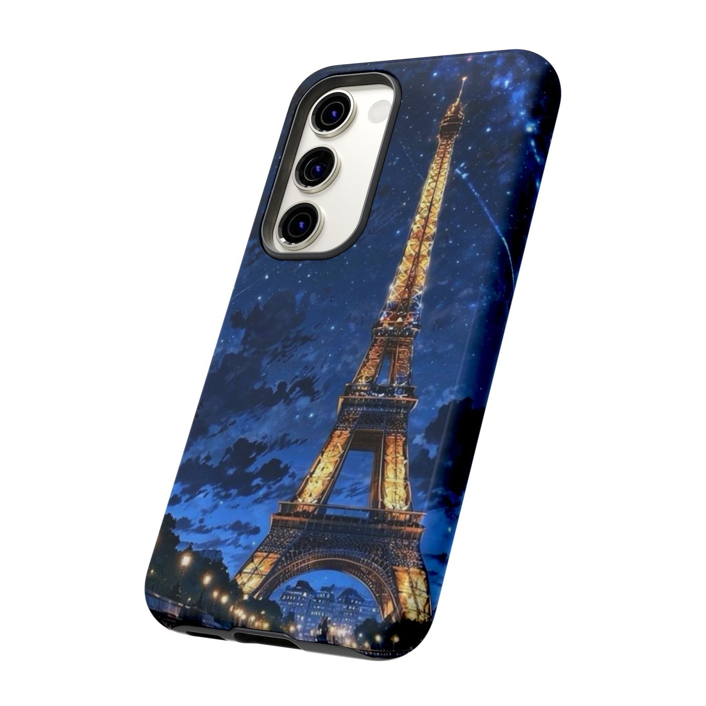 Samsung Galaxy Case - Eiffel Tower Under Starlit Sky Design - BOGO Cases