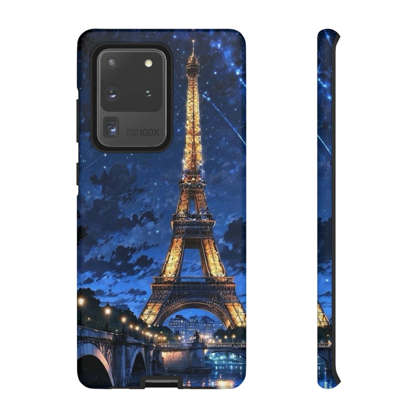 Samsung Galaxy Case - Eiffel Tower Under Starlit Sky Design - BOGO Cases