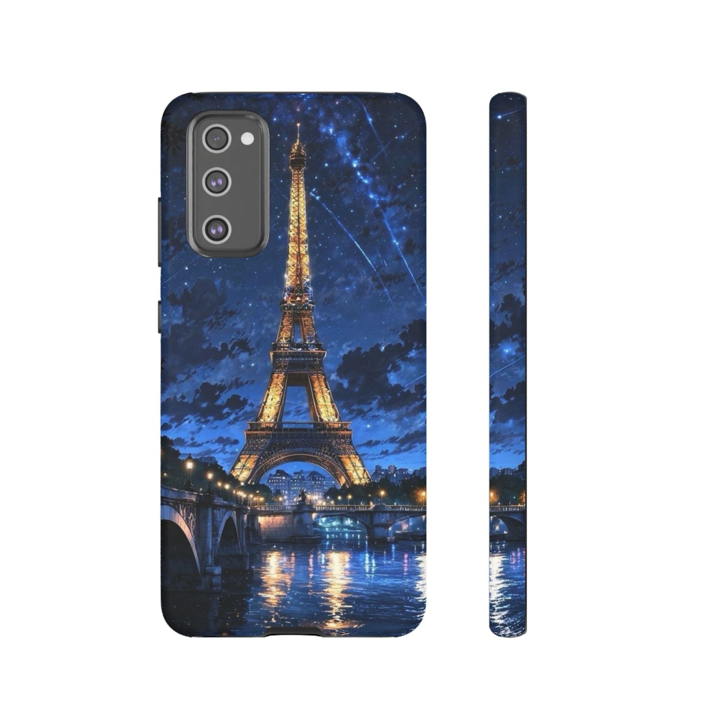 Samsung Galaxy Case - Eiffel Tower Under Starlit Sky Design - BOGO Cases