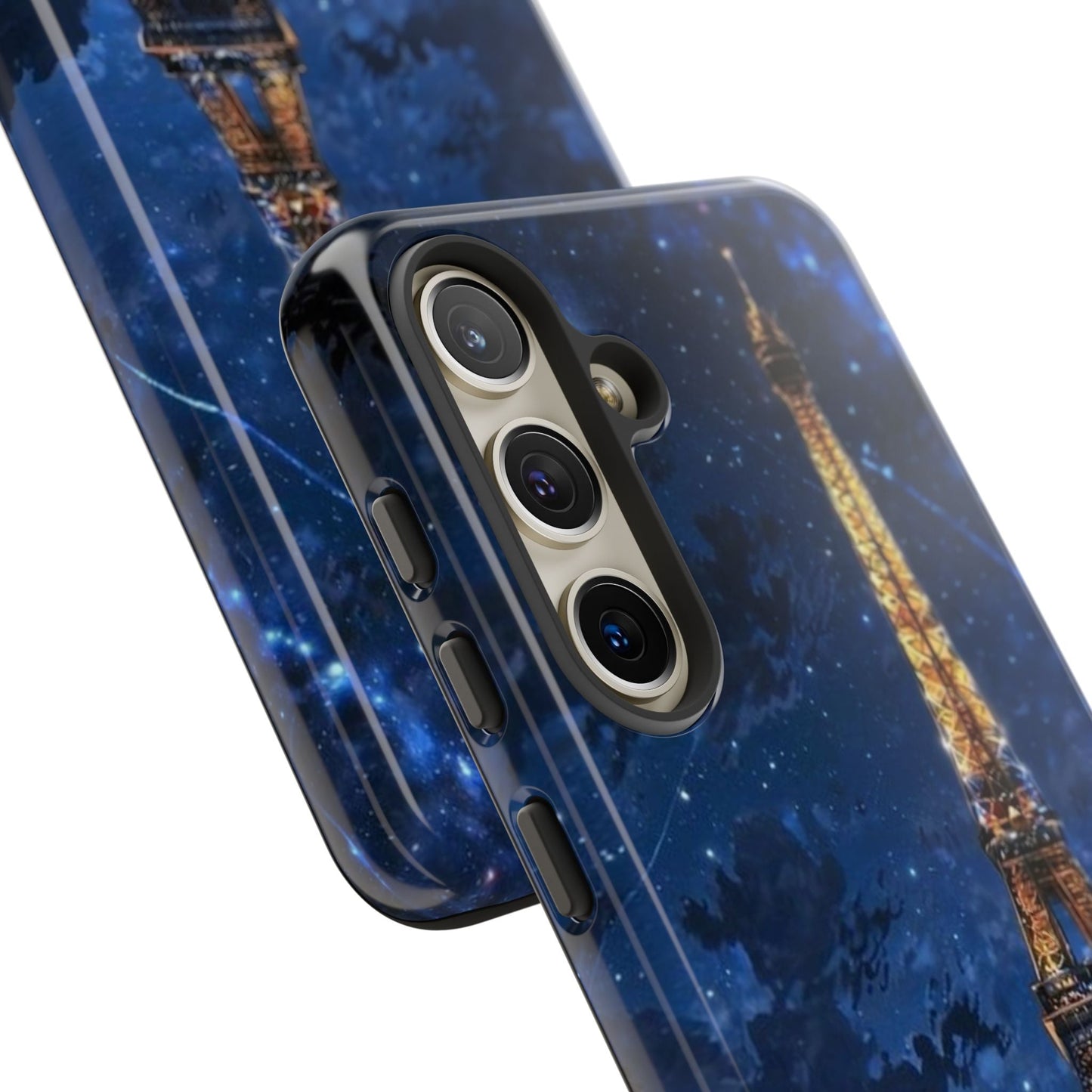 Samsung Galaxy Case - Eiffel Tower Under Starlit Sky Design - BOGO Cases