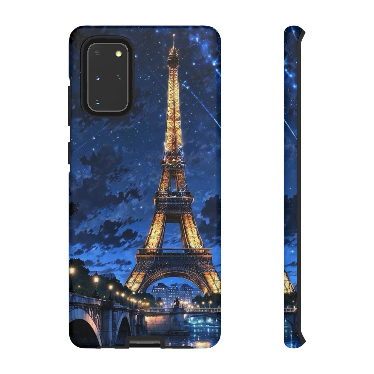 Samsung Galaxy Case - Eiffel Tower Under Starlit Sky Design - BOGO Cases