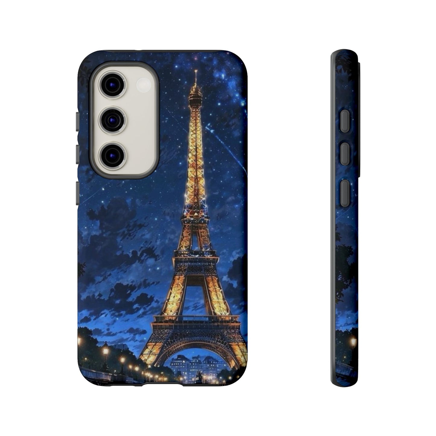 Samsung Galaxy Case - Eiffel Tower Under Starlit Sky Design - BOGO Cases