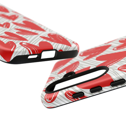Samsung Galaxy Case: Whimsical Heart Doodle - BOGO Cases
