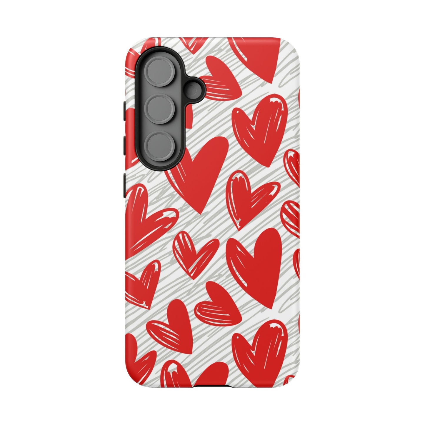 Samsung Galaxy Case: Whimsical Heart Doodle - BOGO Cases