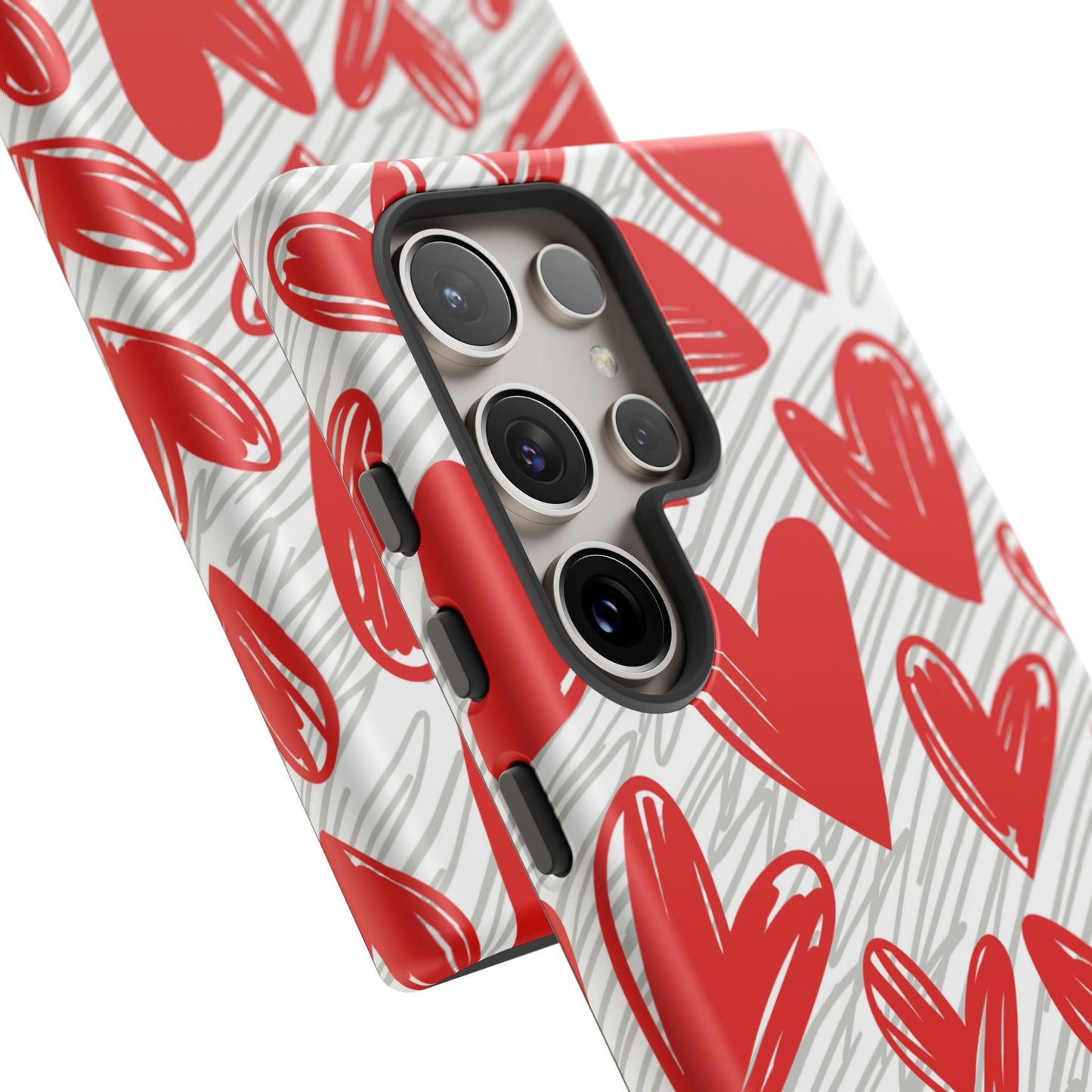 Samsung Galaxy Case: Whimsical Heart Doodle - BOGO Cases