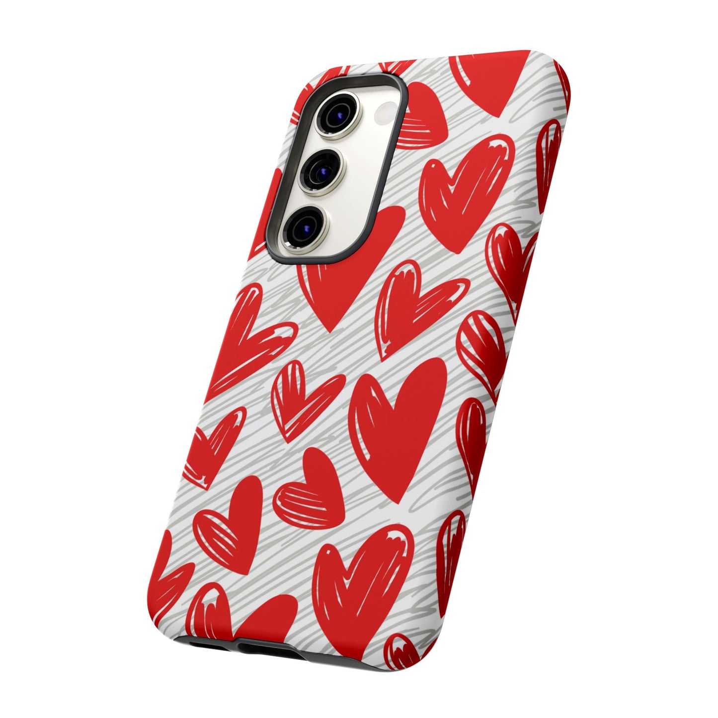 Samsung Galaxy Case: Whimsical Heart Doodle - BOGO Cases