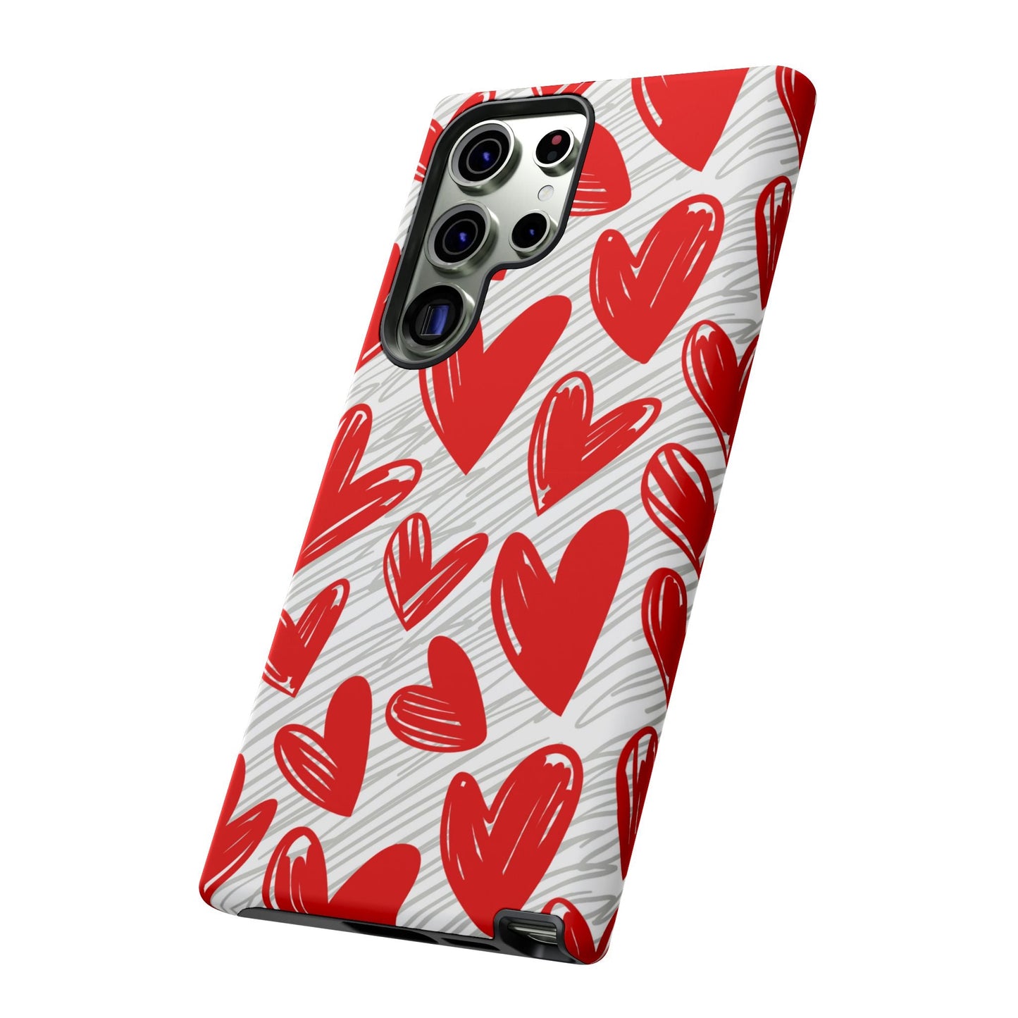Samsung Galaxy Case: Whimsical Heart Doodle - BOGO Cases