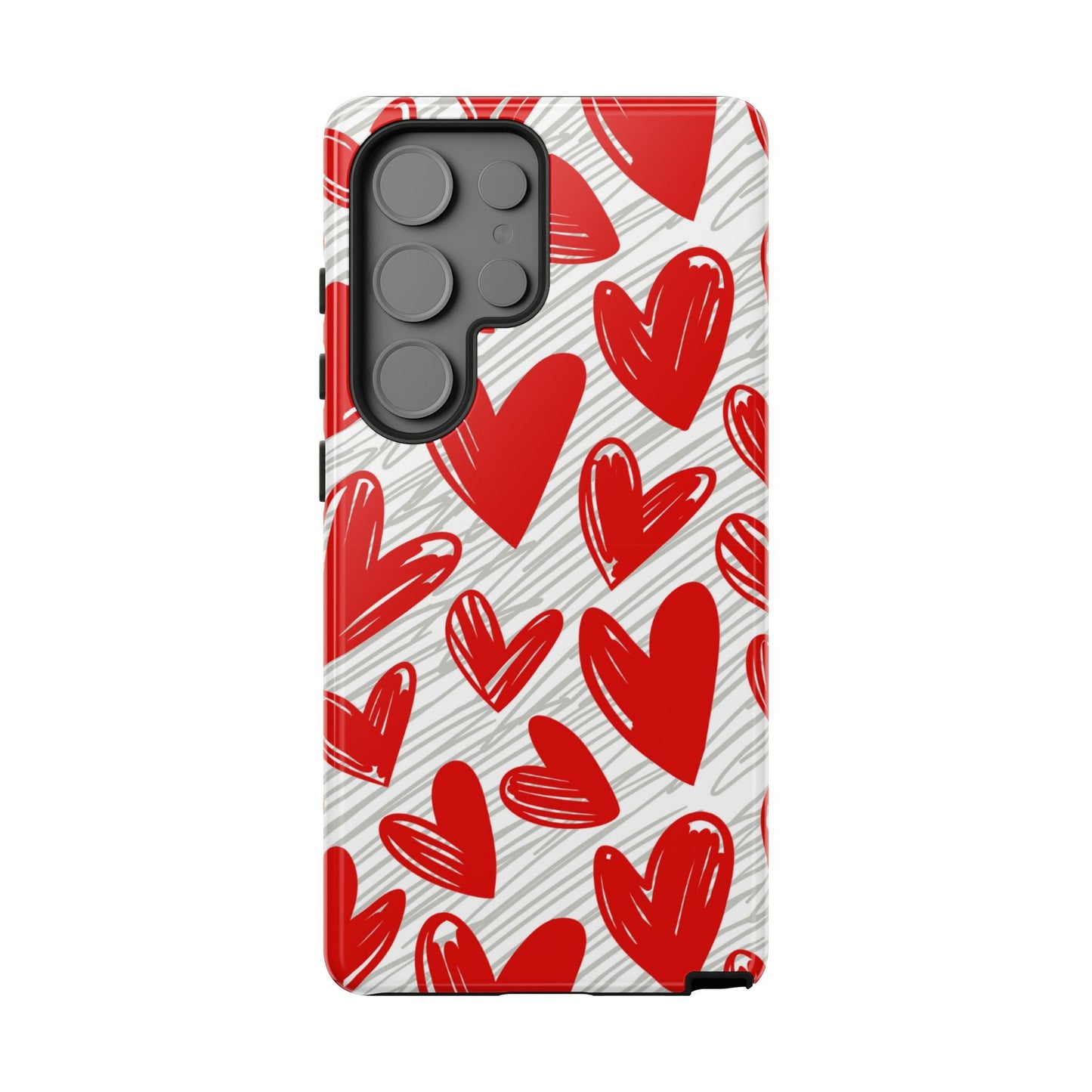 Samsung Galaxy Case: Whimsical Heart Doodle - BOGO Cases
