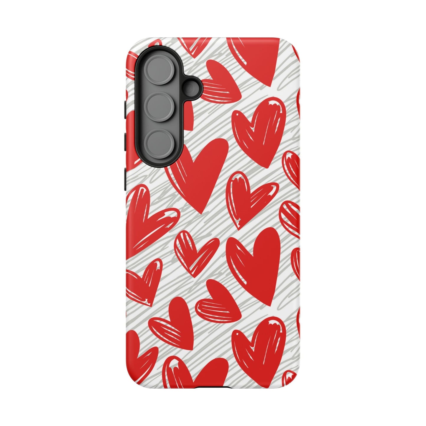 Samsung Galaxy Case: Whimsical Heart Doodle - BOGO Cases