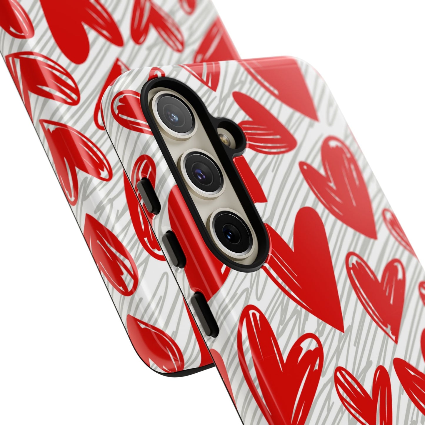 Samsung Galaxy Case: Whimsical Heart Doodle - BOGO Cases
