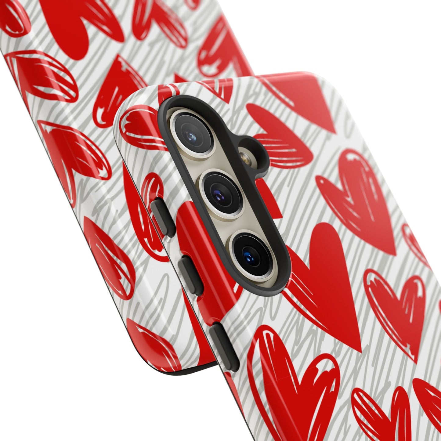 Samsung Galaxy Case: Whimsical Heart Doodle - BOGO Cases