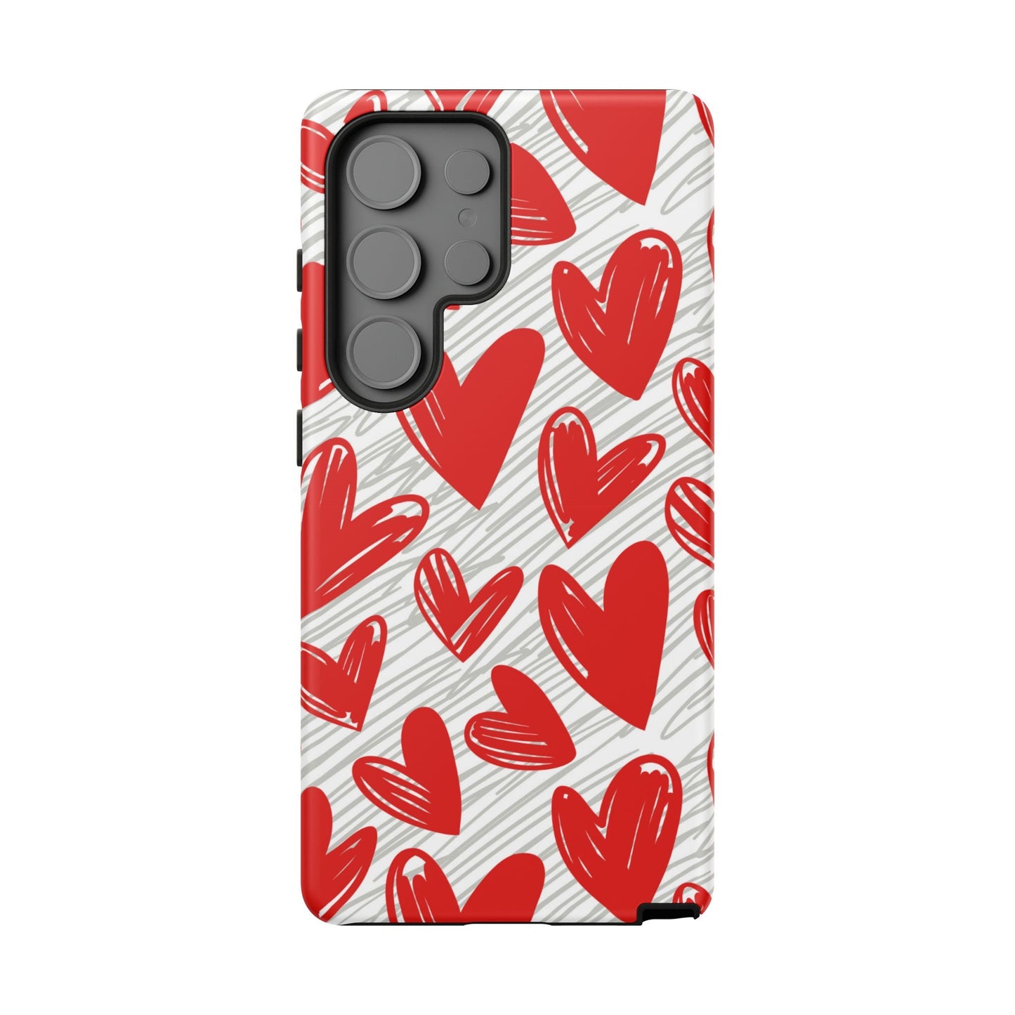 Samsung Galaxy Case: Whimsical Heart Doodle - BOGO Cases