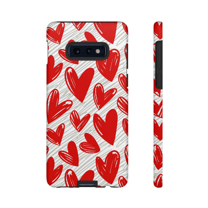 Samsung Galaxy Case: Whimsical Heart Doodle - BOGO Cases