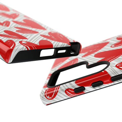Samsung Galaxy Case: Whimsical Heart Doodle - BOGO Cases