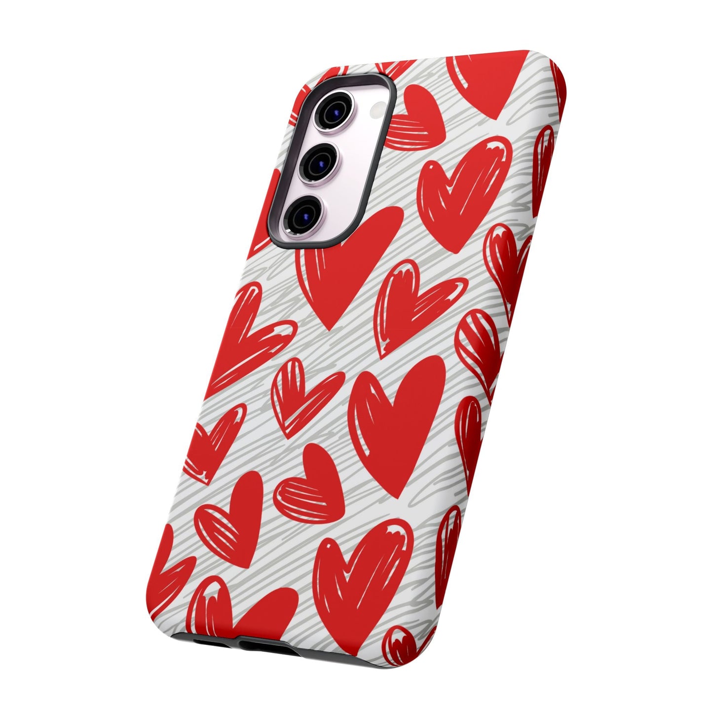 Samsung Galaxy Case: Whimsical Heart Doodle - BOGO Cases