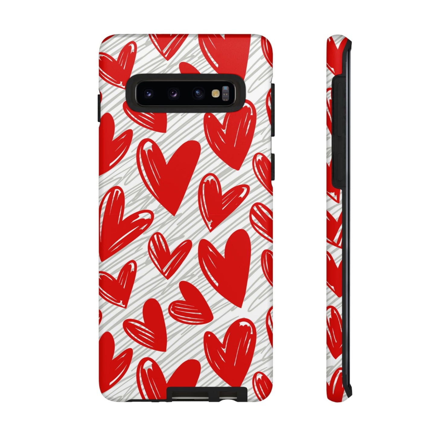 Samsung Galaxy Case: Whimsical Heart Doodle - BOGO Cases